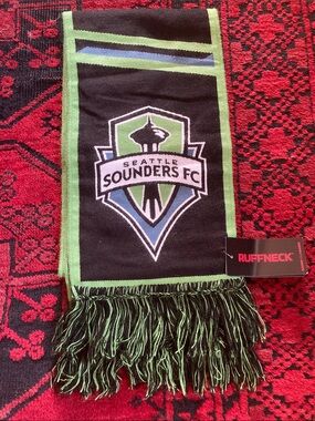 Seattle Sounders FC Black & Green 2019 MLS cup Scarf